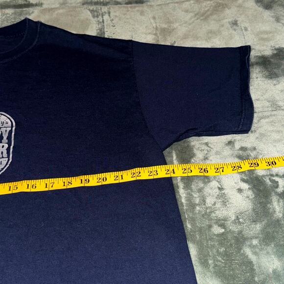 The Disney Store Grumpy's Happy Hour T-Shirt Men's XL Navy Blue Short Sleeve VTG - Picture 4 of 7